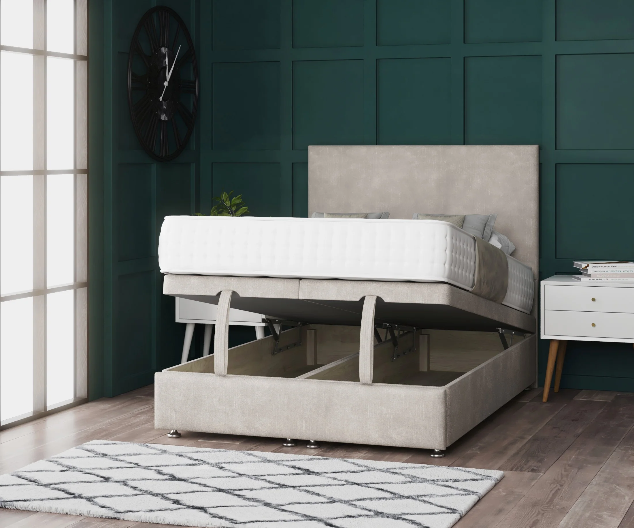 Ottoman Beds with Footboard